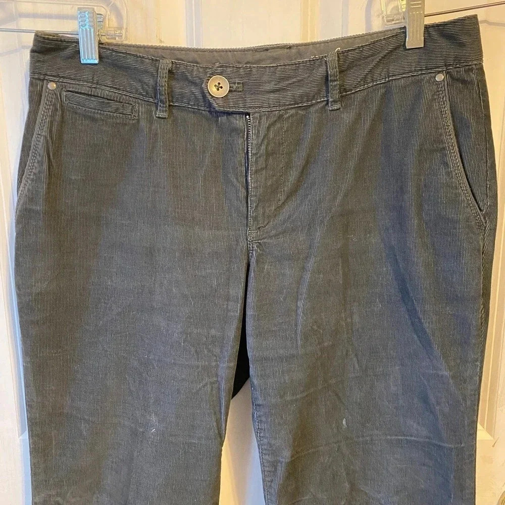 Eddie Bauer fit Curvy Leg Shape Corduroy Trouser Women Size 8 - Picture 9 of 9